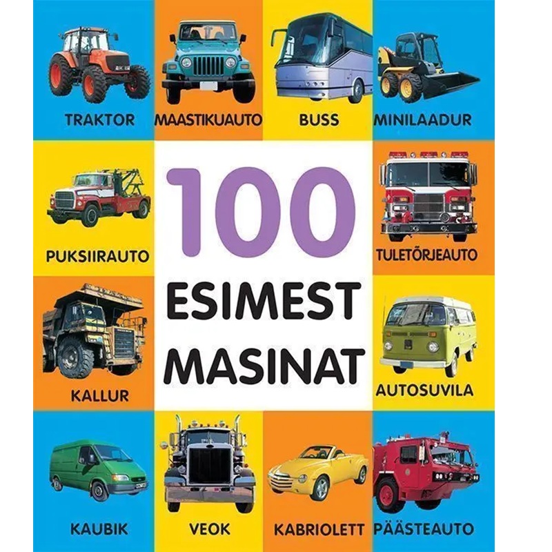 100 esimest masinat papiraamat lastele