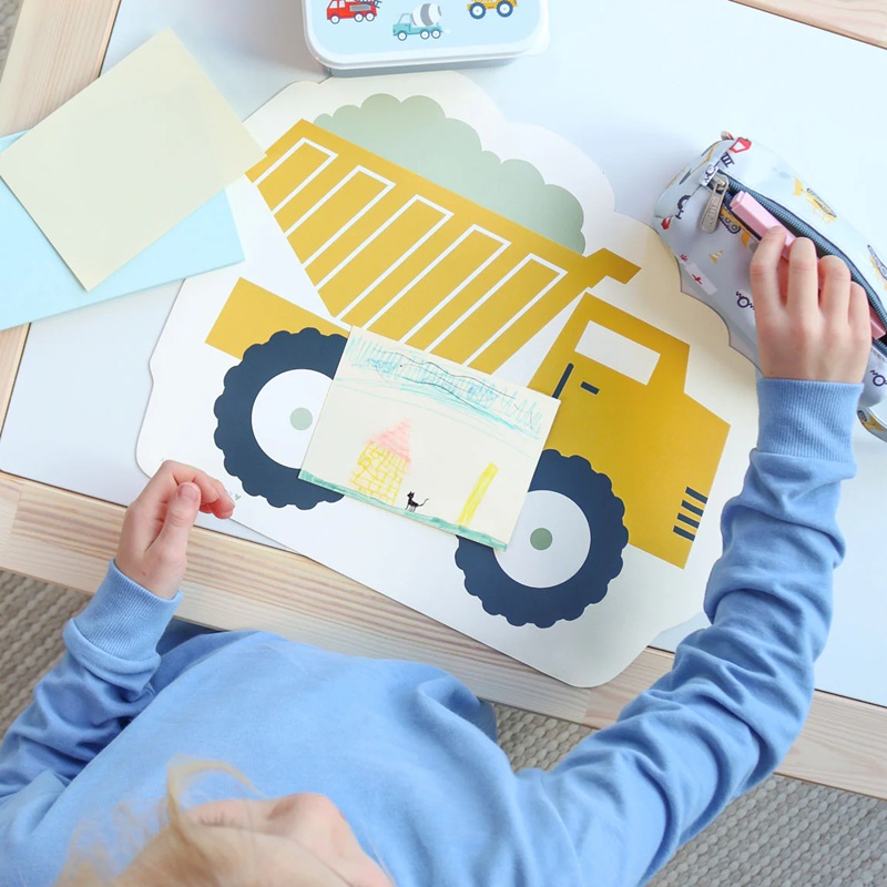 A Little Lovely Company lauamatt vinüülist 45x34 cm