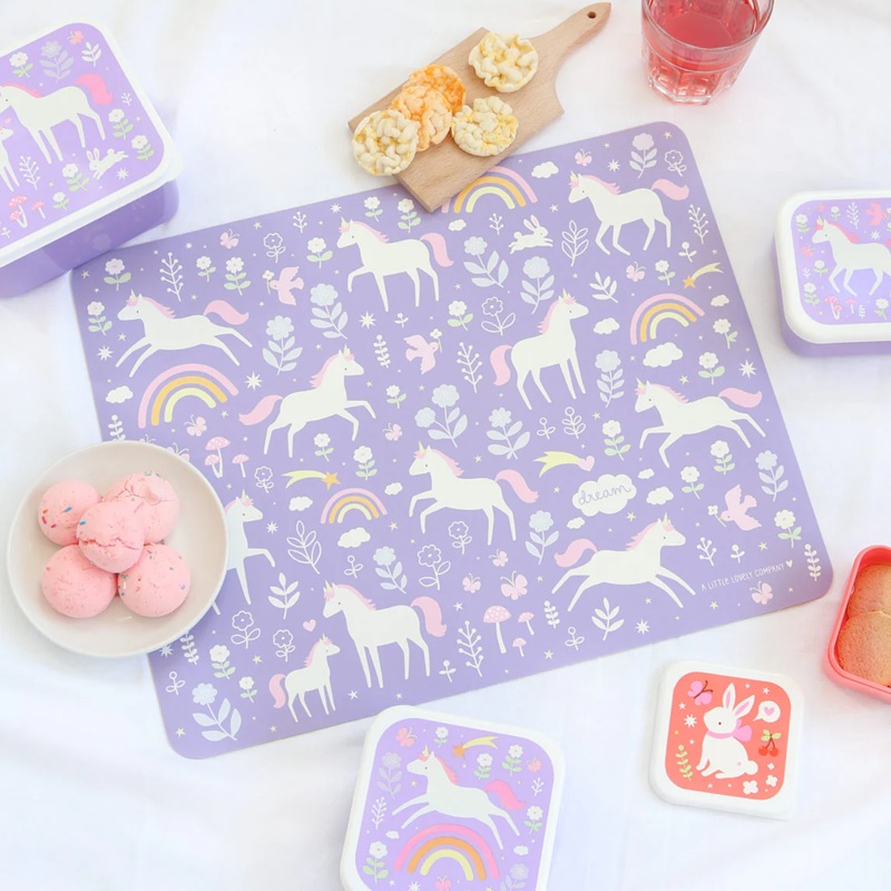 A Little Lovely Company lauamatt vinüülist 45x34 cm