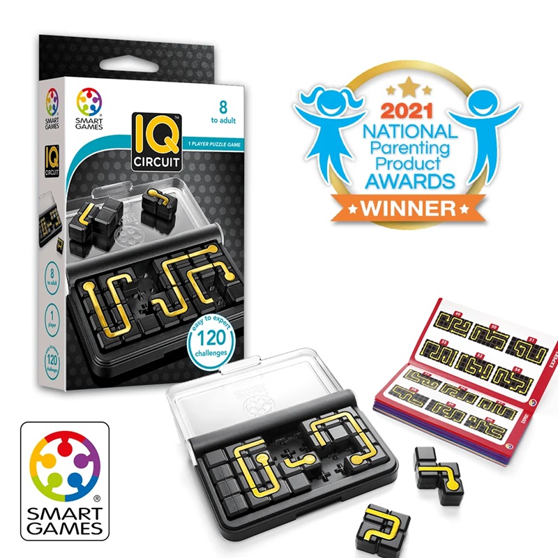 SmartGames IQ Circuit loogikamäng 8+ IQ Circuit puslemäng lastele ja täiskasvanutele