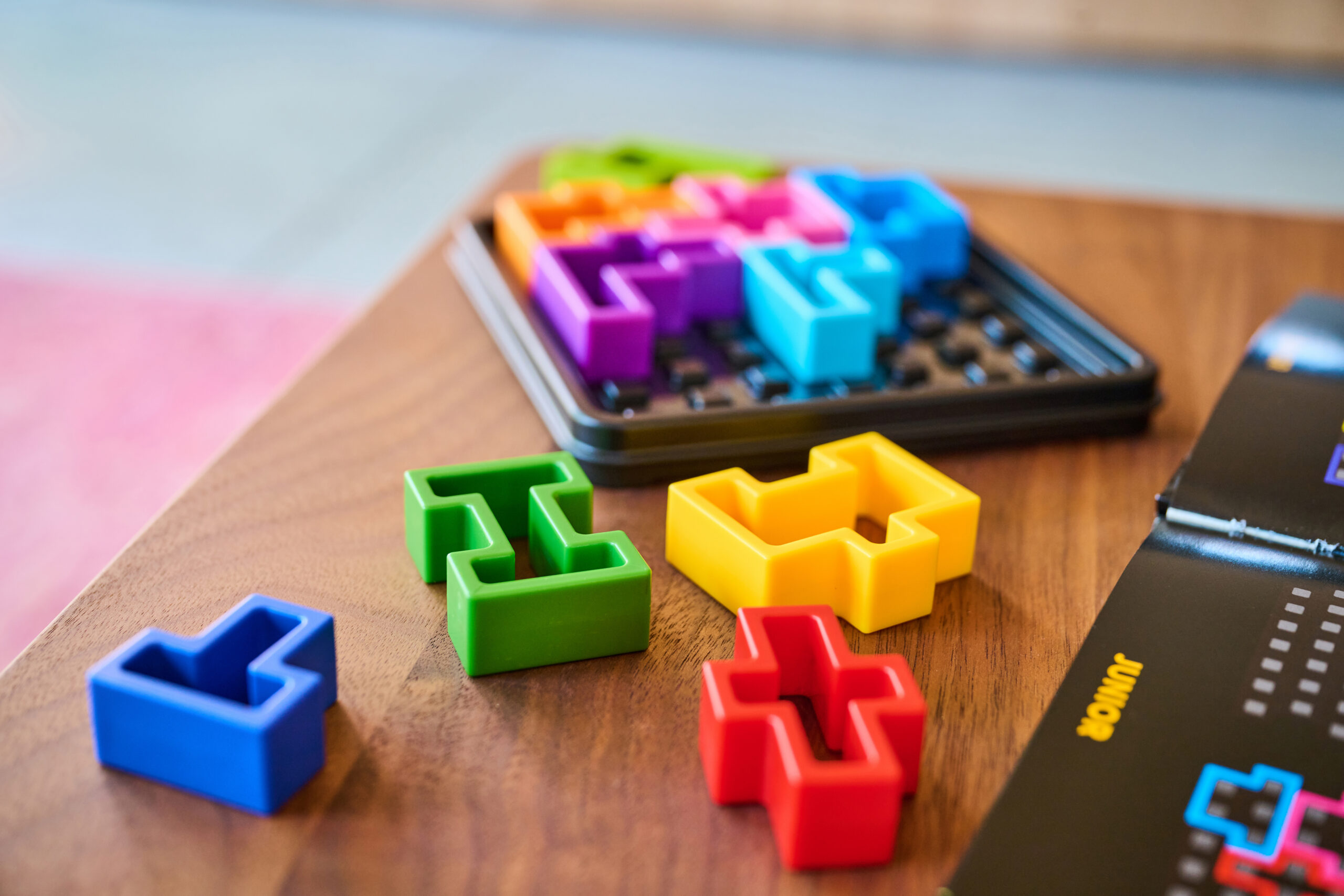 Kaasaskantava karbiga SmartGames Deluxe IQ Ruut loogikamäng