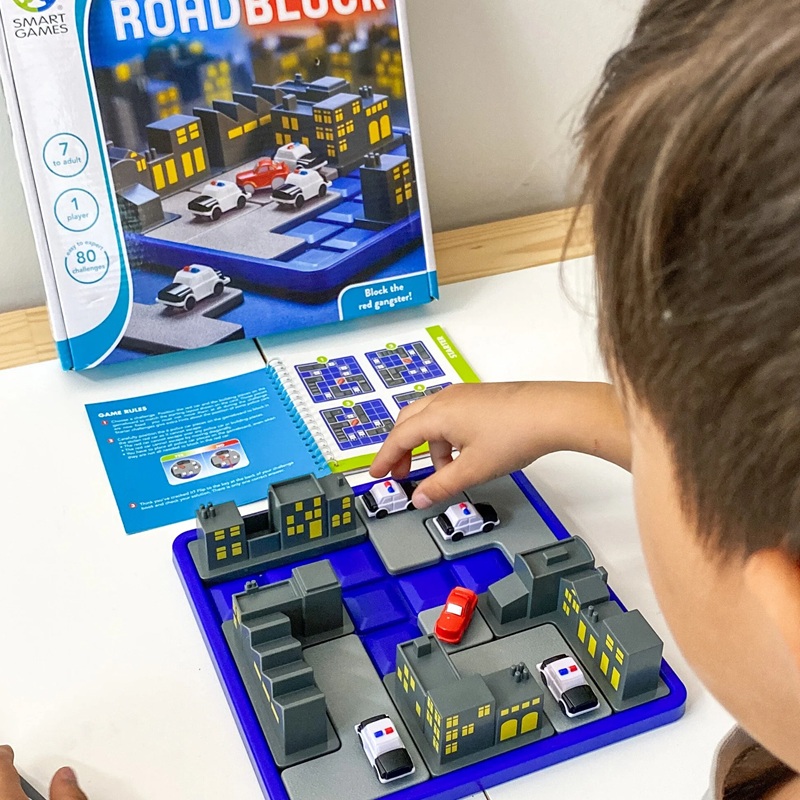 Smartgames loogikamäng Road Block Teetõke kaasaskantava karbiga reisile