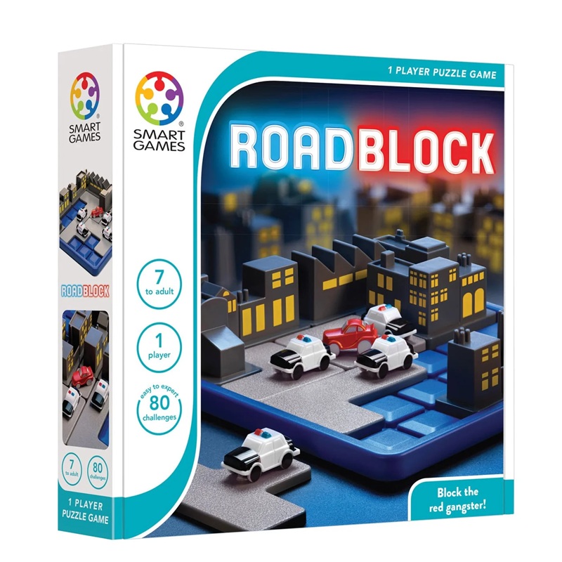 Smartgames loogikamäng Road Block Teetõke kaasaskantava karbiga reisile