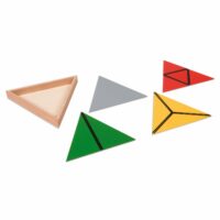 Montessori Constructive Triangles ehituskolmnurgad tasapinnalise geomeetria õppimiseks Montessori Constructive Triangles ehituskolmnurgad tasapinnalise geomeetria õppimiseks