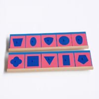 Montessori metallkujundid Metal Insets kirjutamise eelharjutusteks