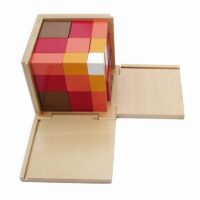 Montessori Arithmetic Trinomial Cube puidust trinoomkuup lapsele
