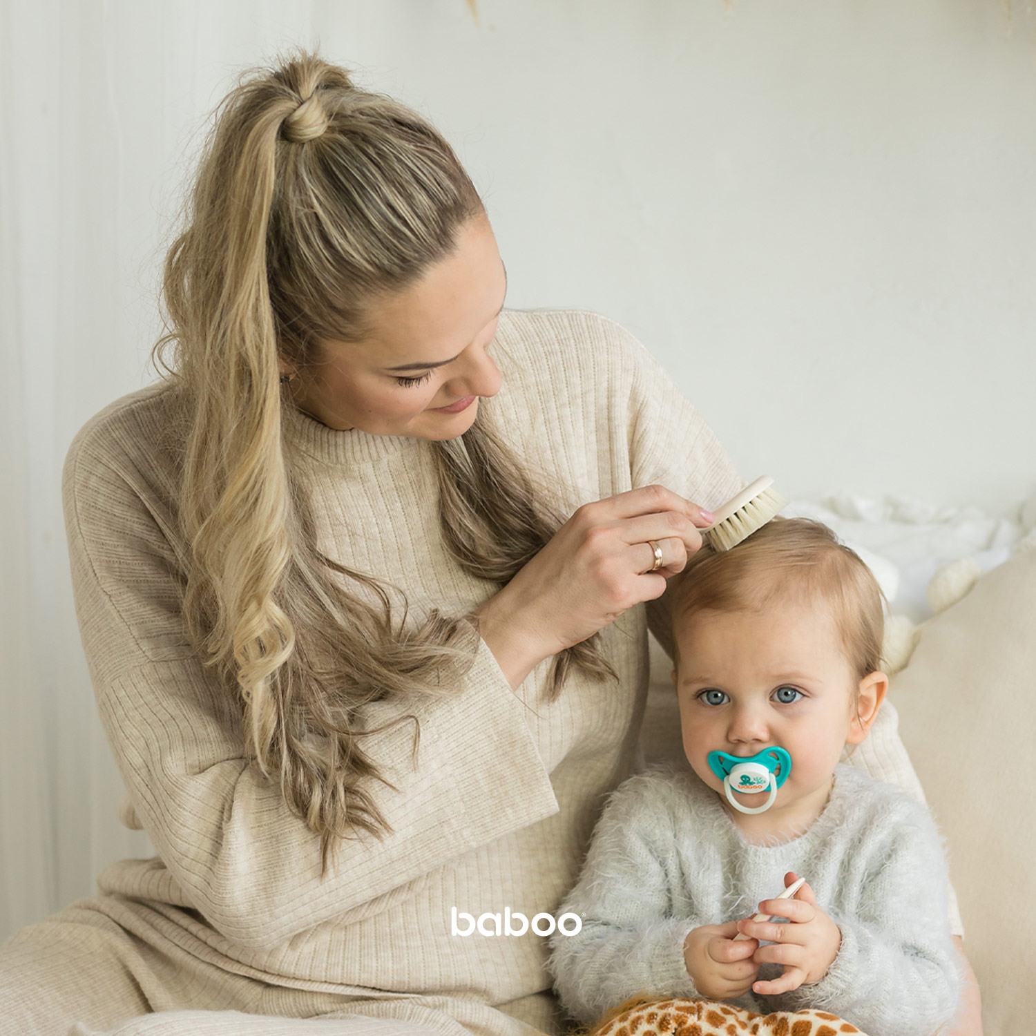 BABOO beebi kammi- ja harjakomplekt alates sünnist
