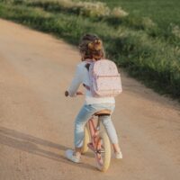 Little Dutch Pink jooksuratas lastele 12-tolliste ratastega ja reguleeritava sadulaga