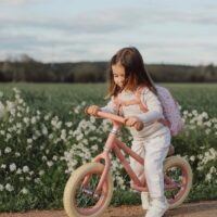 Little Dutch Pink jooksuratas lastele 12-tolliste ratastega ja reguleeritava sadulaga