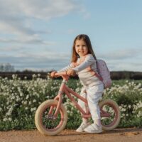 Little Dutch Pink jooksuratas lastele 12-tolliste ratastega ja reguleeritava sadulaga