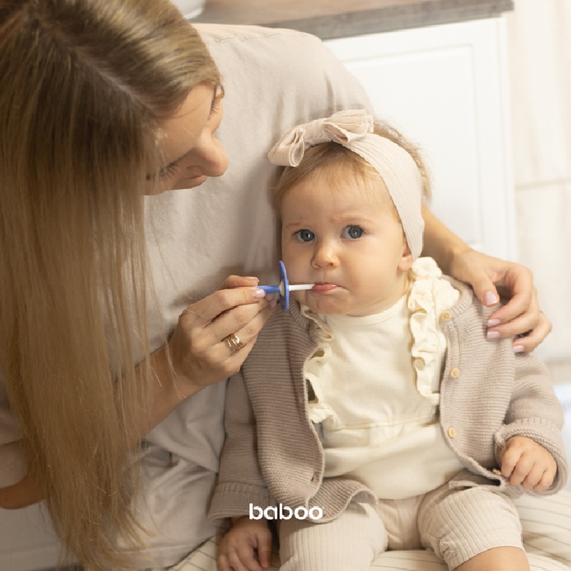 BABOO beebi hambaharjakomplekt igememasseerijaga 6 kuud