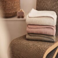 Jollein Grain Knit Velvet soe beebitekk fliisvoodriga