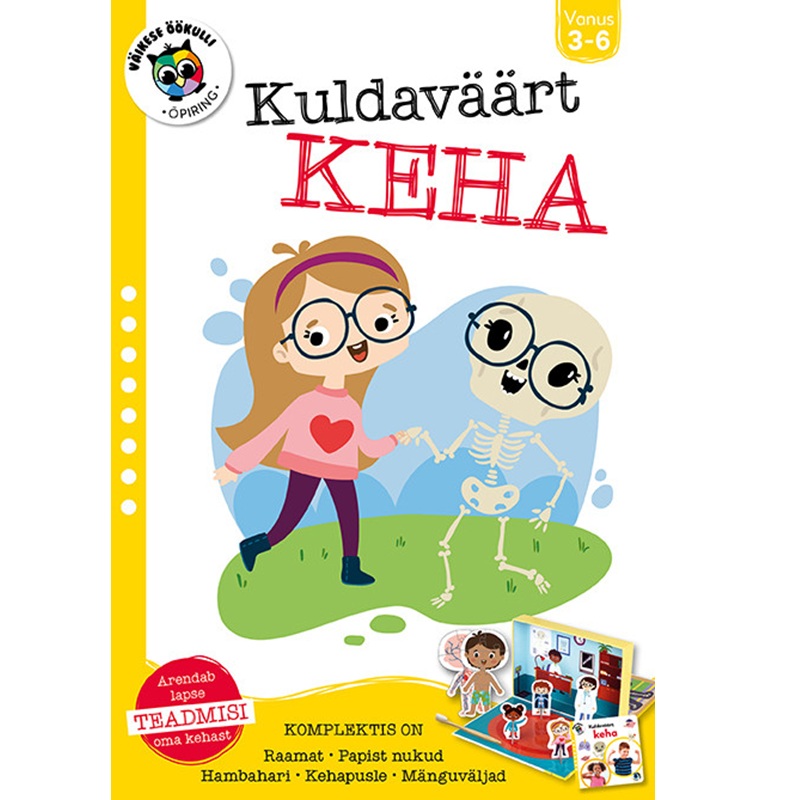 3d klapiraamat kuldaväärt keha