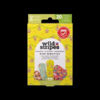 WILD STRIPES laste plaastrid tundlikule nahale 20 tk Lõbusad laste plaastrid džungli kujundusega WILD STRIPES laste plaastrid tundlikule nahale 20 tk Lõbusad laste plaastrid džungli kujundusega