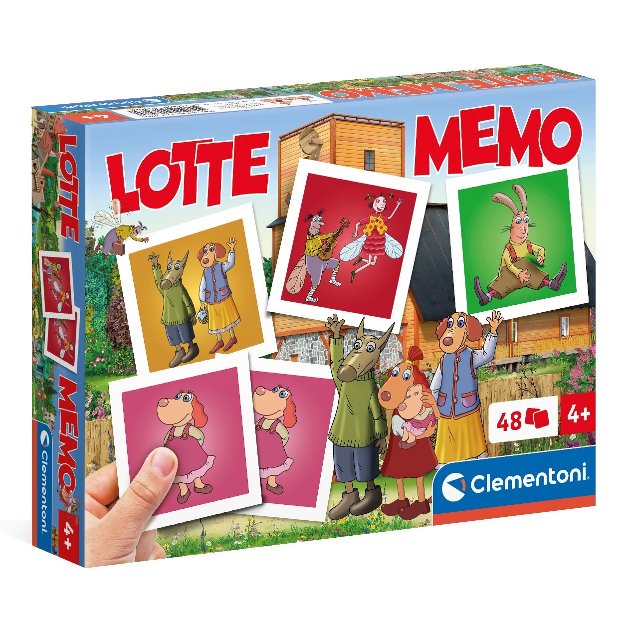 Clementoni Leiutajateküla Lotte memomäng ja memoriin lastele