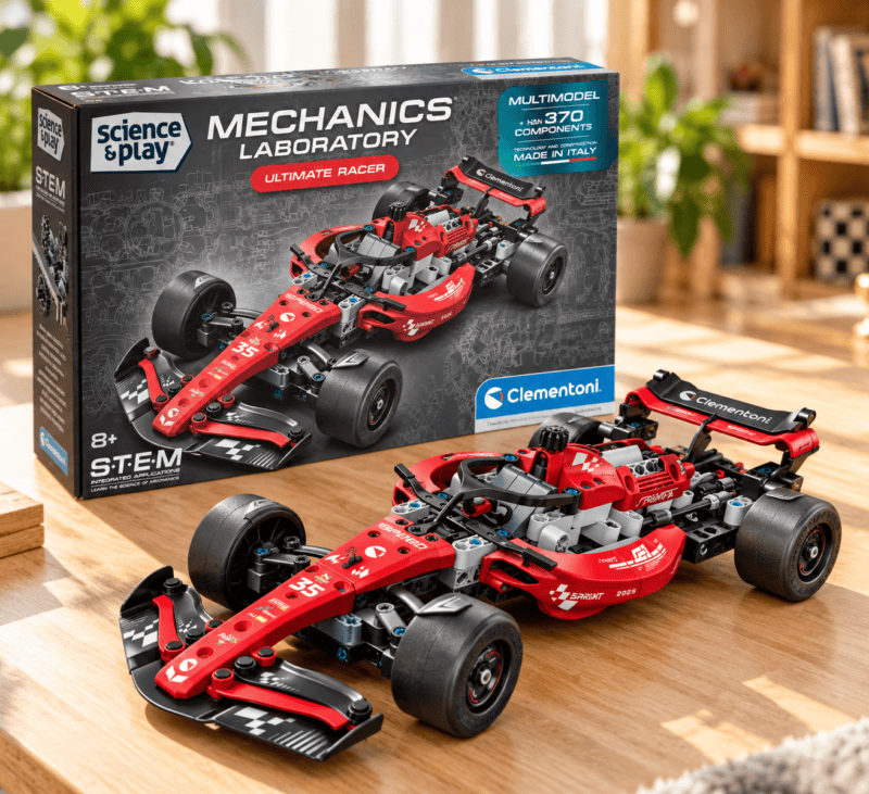 Clementoni Ultimate Race võidusõiduauto ehituskomplekt 370 osa