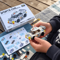 PEIZ Sports Car ehitusklotside 8 erinevat miniauto mudelit