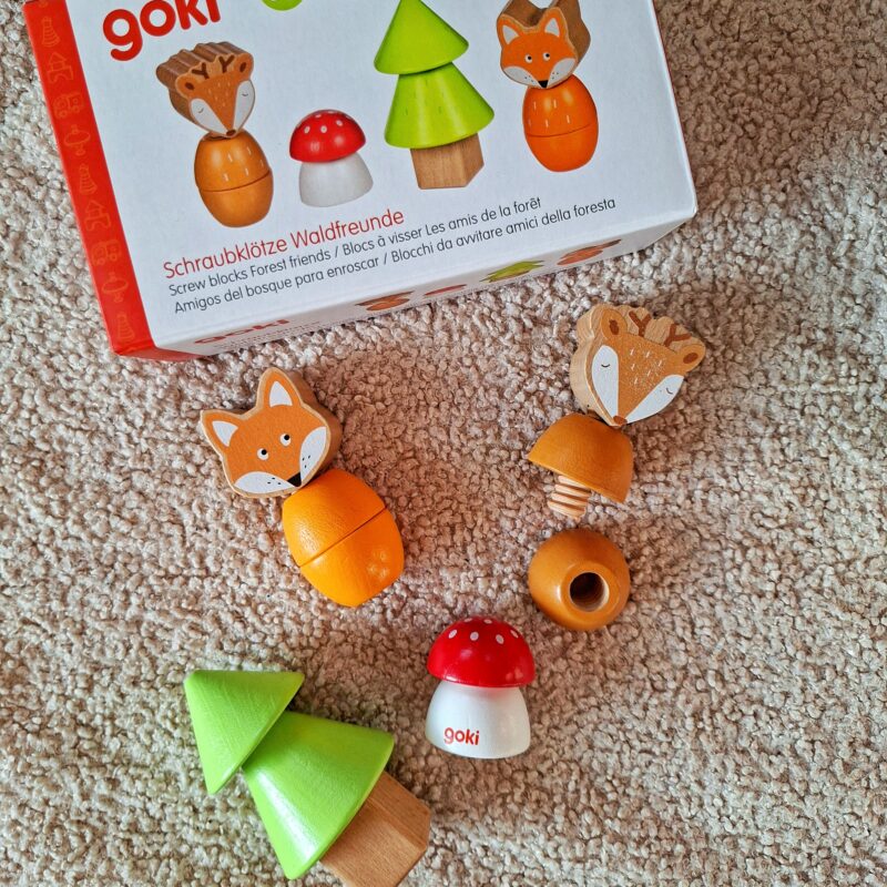 Puidust kruviklotsid "Metsaelu"