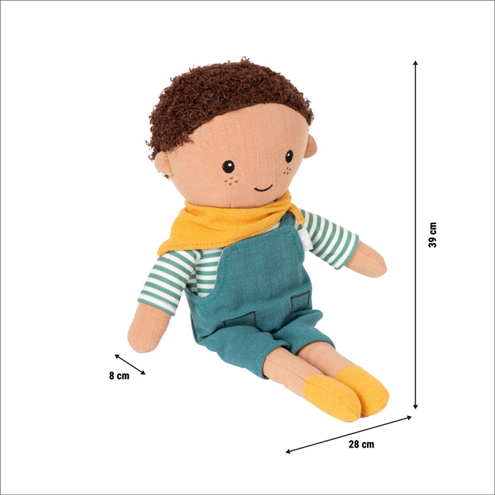 kaltsunukk 39 cm – pehme kaisunukk beebile ja väikelapsele