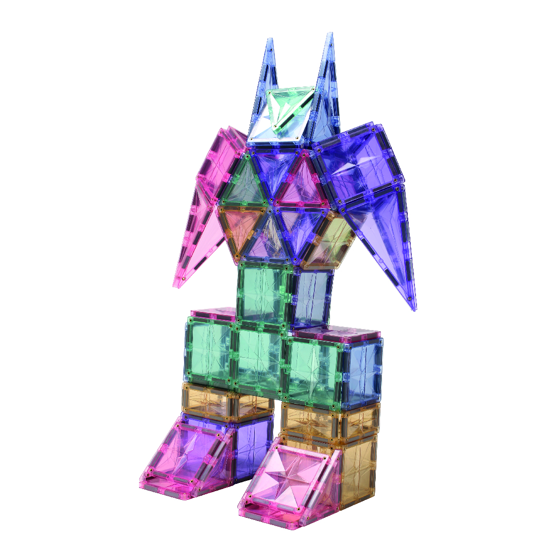 Cleverclixx magnetklotsid 125 tk pastelne suur stardikomplekt