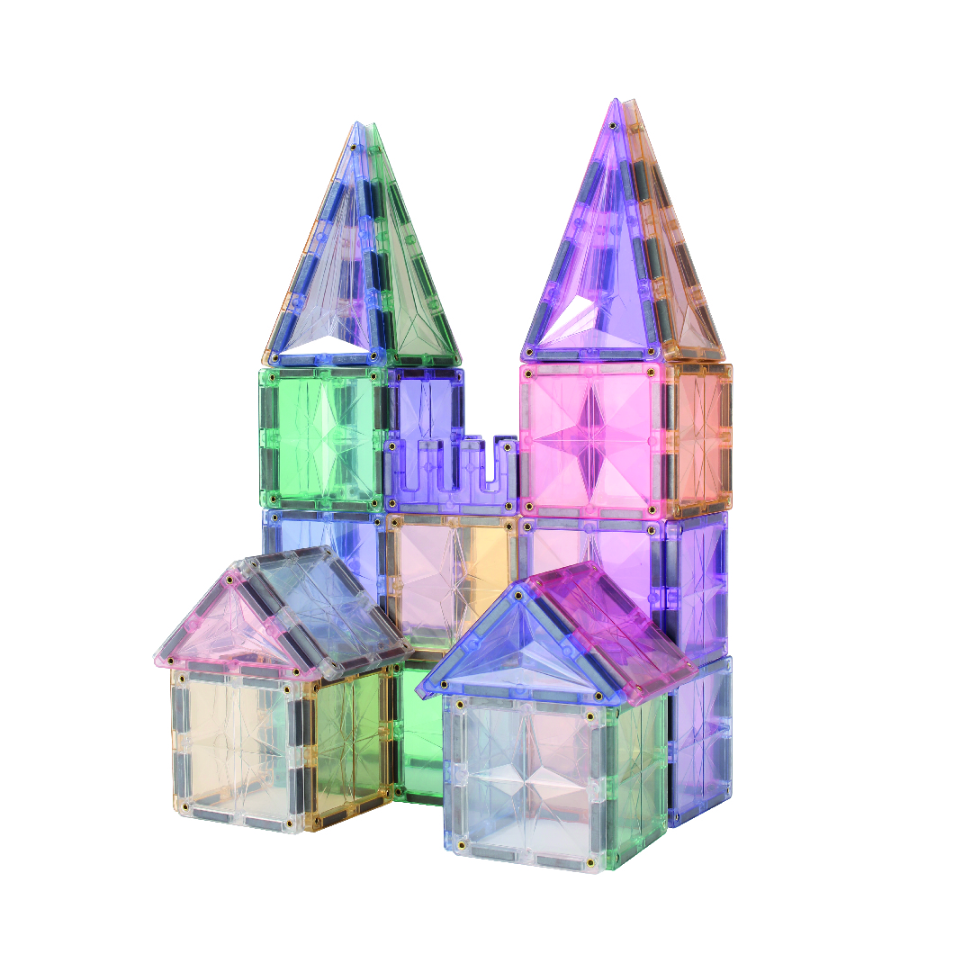 Cleverclixx magnetklotsid 125 tk pastelne suur stardikomplekt