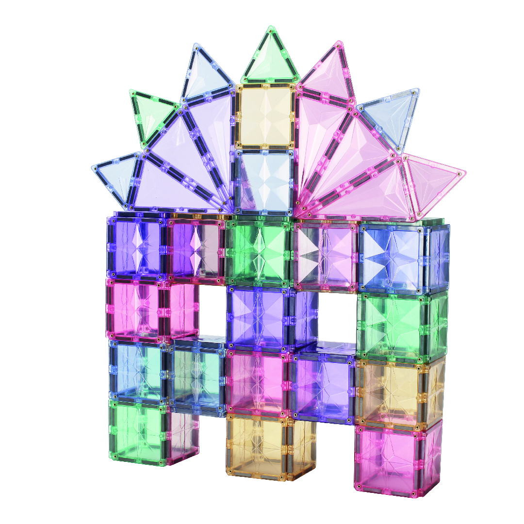 Cleverclixx magnetklotsid 125 tk pastelne suur stardikomplekt