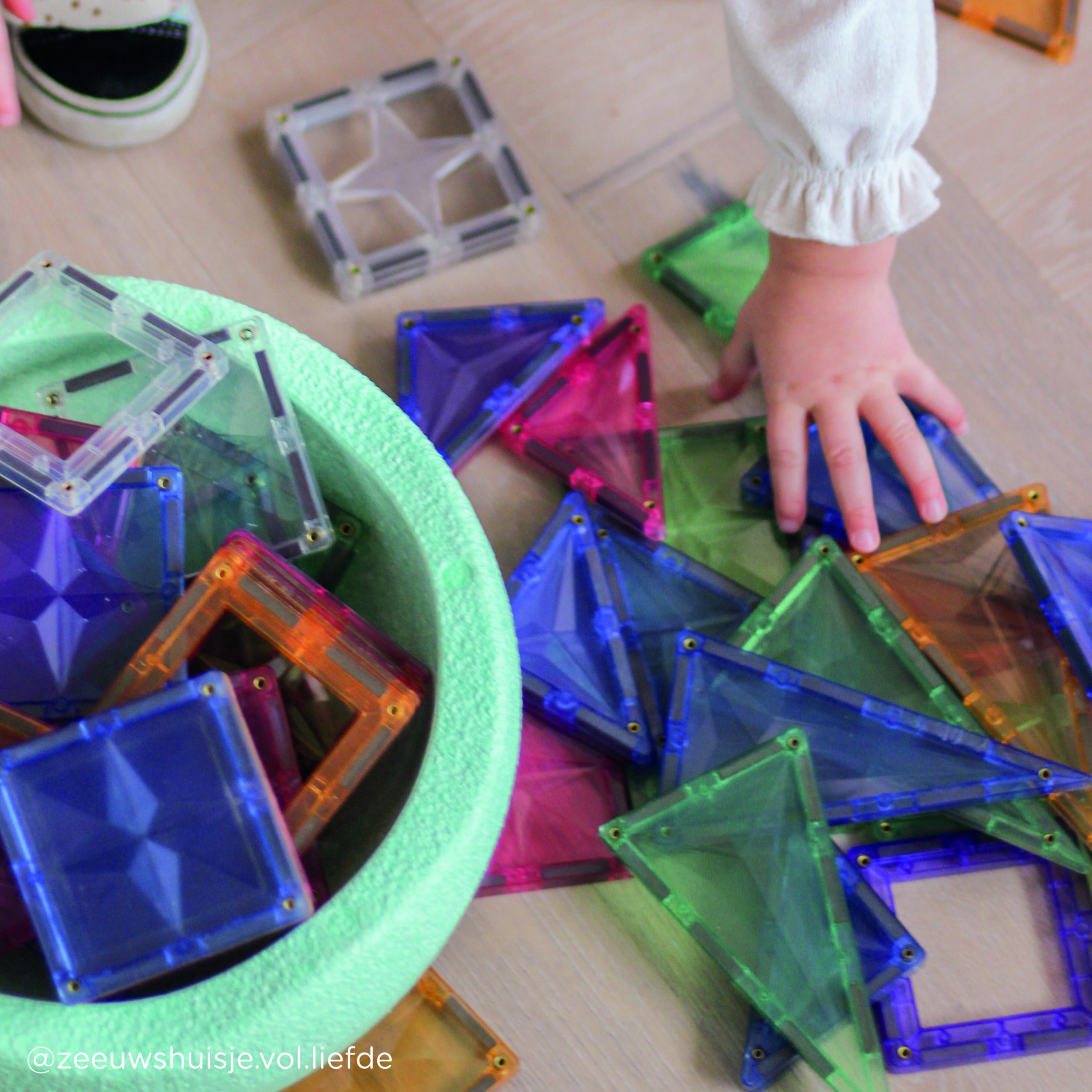 Cleverclixx magnetklotsid 125 tk pastelne suur stardikomplekt