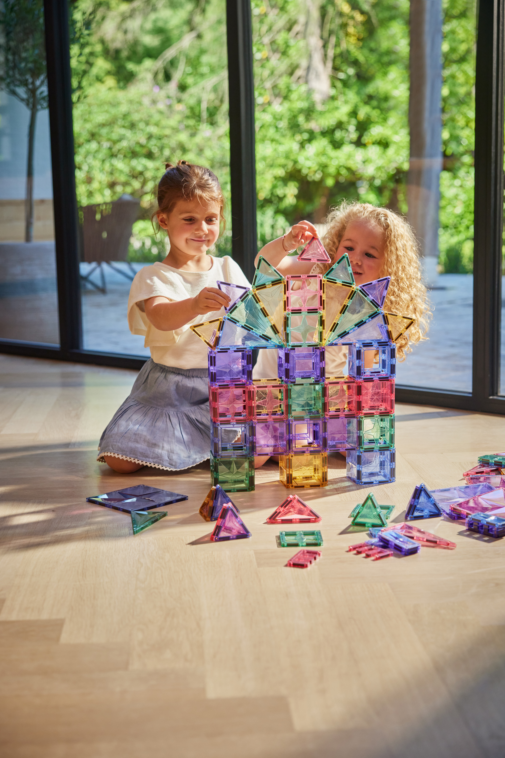 Cleverclixx magnetklotsid 125 tk pastelne suur stardikomplekt