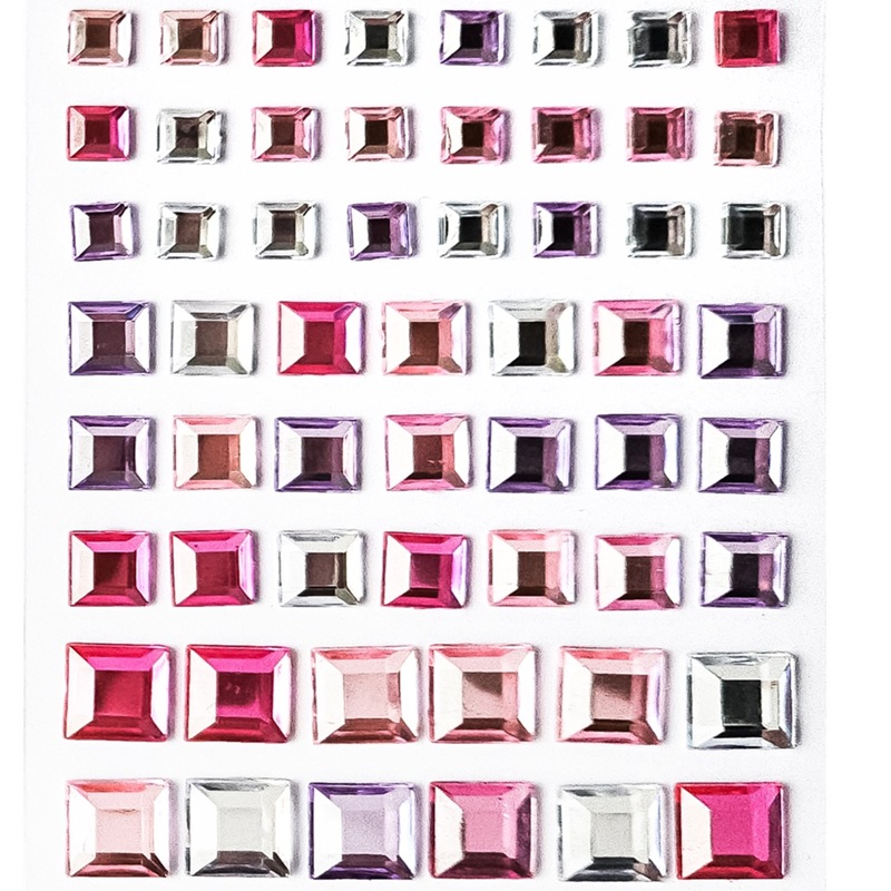 kristallkleepsud ja kleebised meisterdamiseks, kaartide tegemiseks ja kunsti loomiseks