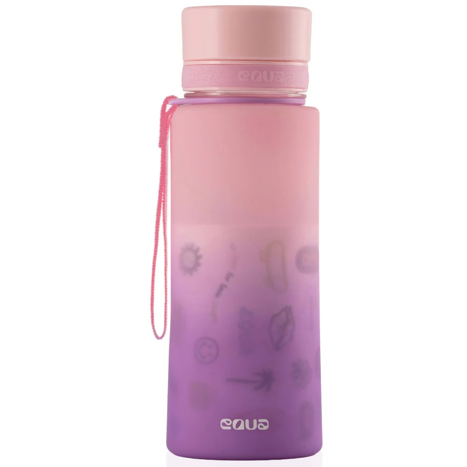 BPA vaba ja ohutu equa veepudel joogipudel pudel lastele kaasaskantav söögiaeg bpa vaba koos korduvkasutatavate kleepsudega