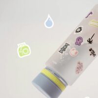 BPA vaba ja ohutu equa veepudel joogipudel pudel lastele kaasaskantav söögiaeg bpa vaba koos korduvkasutatavate kleepsudega BPA vaba ja ohutu equa veepudel joogipudel pudel lastele kaasaskantav söögiaeg bpa vaba koos korduvkasutatavate kleepsudega
