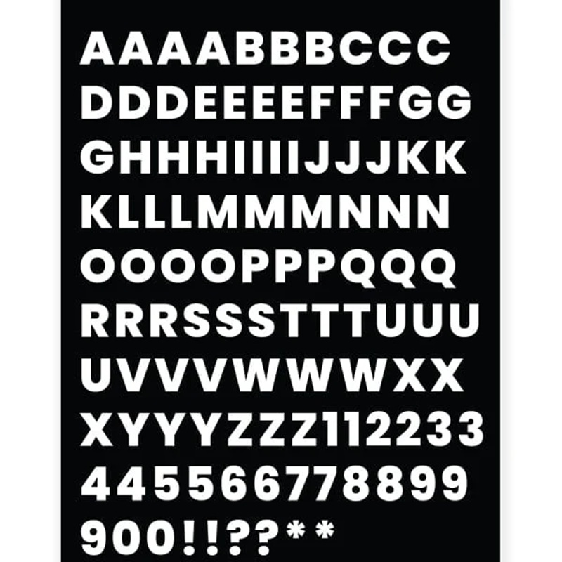 EQUA tähekleepsud pudelitele valge – 110 kleepsu veekindel ja nõudepesumasinas pestav