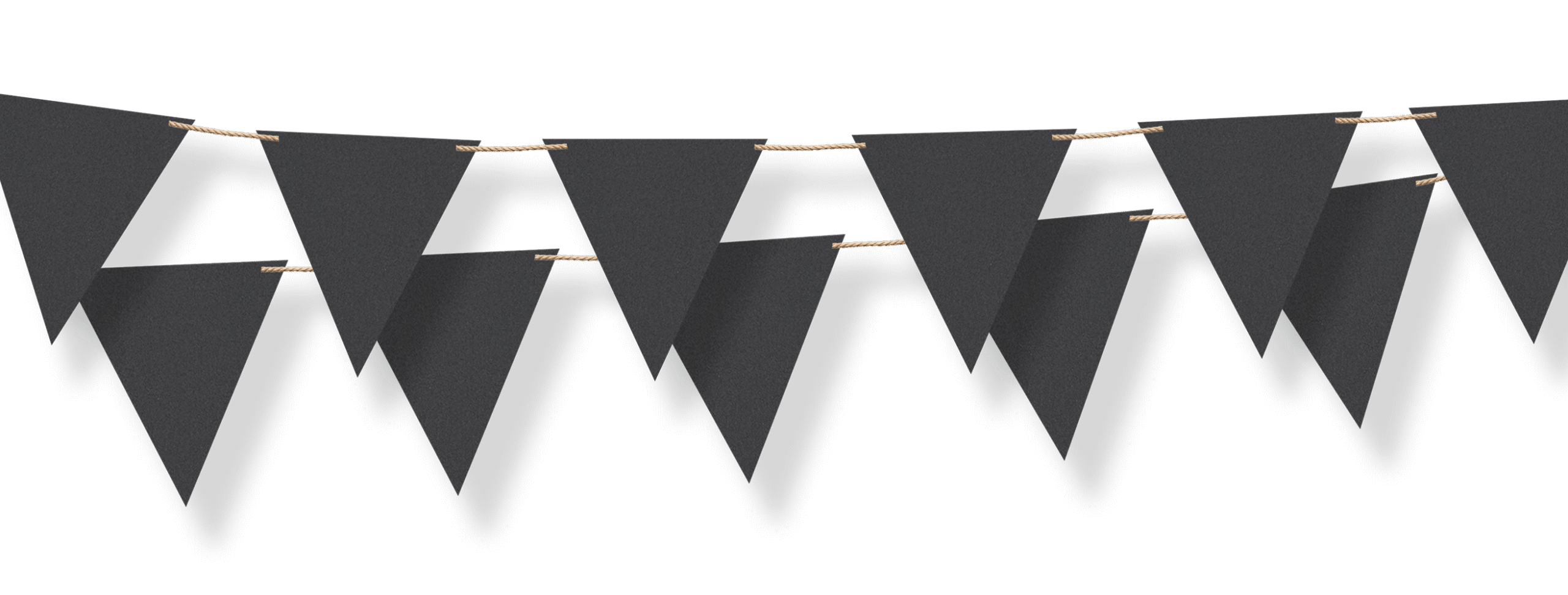 Securit kriiditahvlipinnaga lipud 14 tk + tahvlimarker – korduvkasutatav peodekorasioonid koos kriidimarkeriga