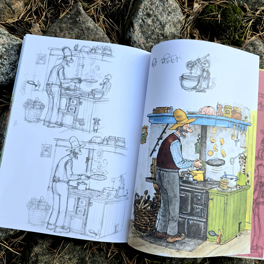 Pettson ja Findus kogumikraamat – 5 lugu ühes raamatus, meisterdamine ja mõistatused Pettson ja Findus kogumikraamat – 5 lugu ühes raamatus, meisterdamine ja mõistatused