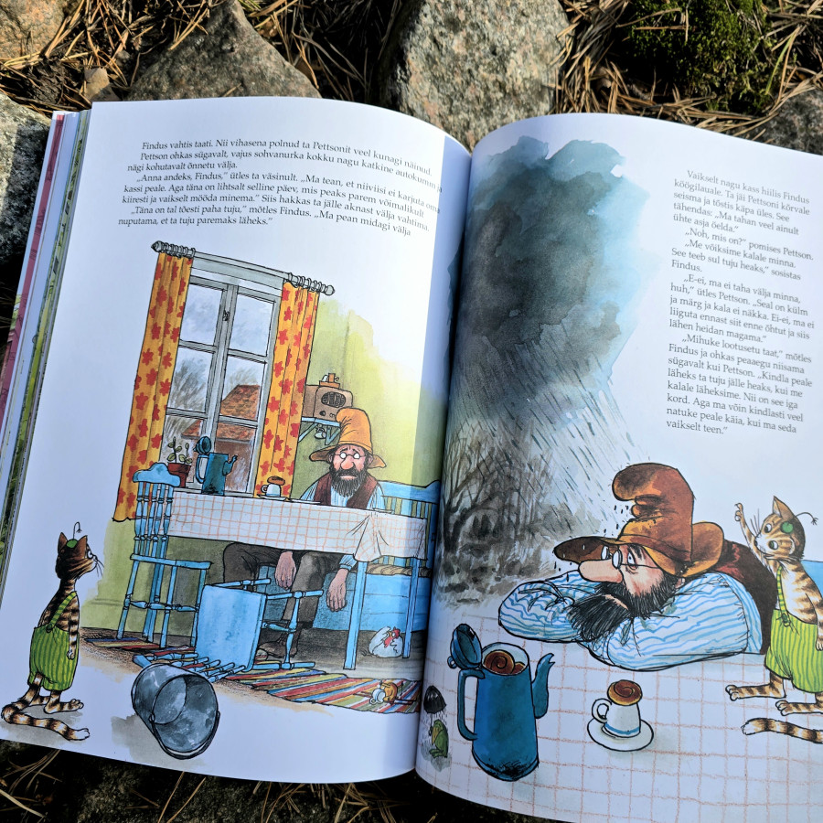 Pettson ja Findus kogumikraamat – 5 lugu ühes raamatus, meisterdamine ja mõistatused Pettson ja Findus kogumikraamat – 5 lugu ühes raamatus, meisterdamine ja mõistatused