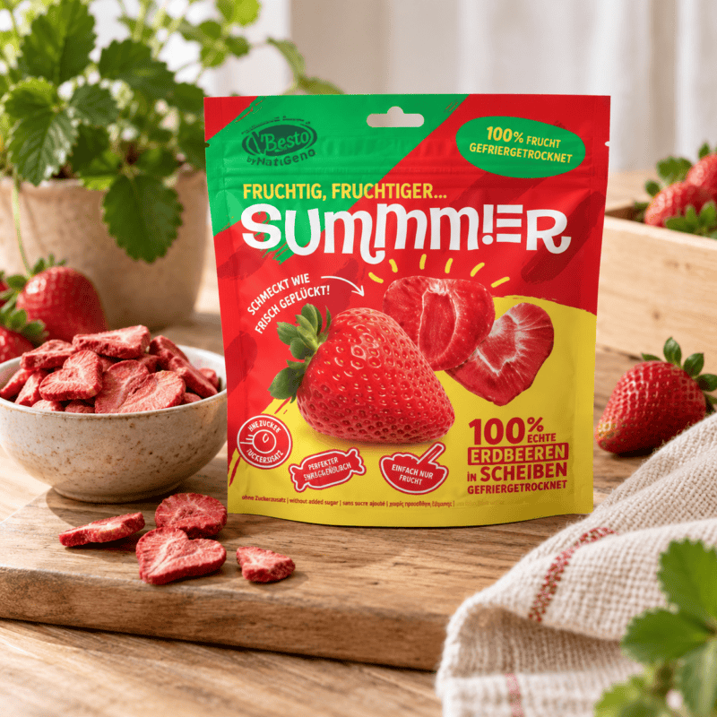 Summmer külmkuivatatud 100% maasikad