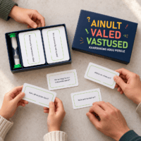 NUPU Ainult valed vastused kaardimäng lastele ja perele NUPU Ainult valed vastused kaardimäng lastele ja perele