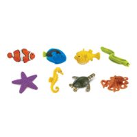 Safari Ltd Good Luck Minis korallrahu mereloomade minifiguurid 8 tk Väikesed mereloomade figuurid sensoorseks mänguks