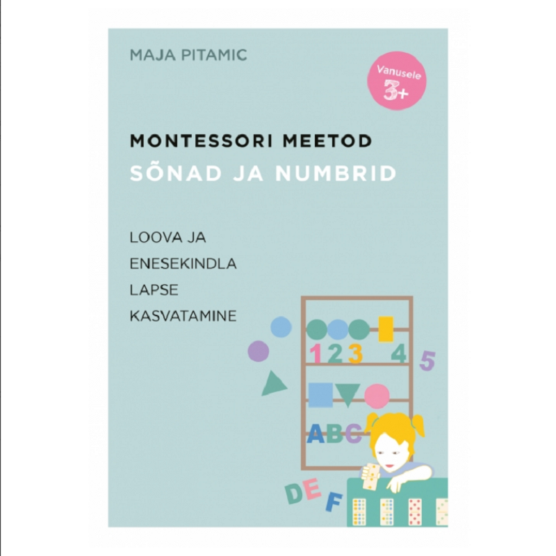 Montessori meetod sõnad ja numbrid raamat