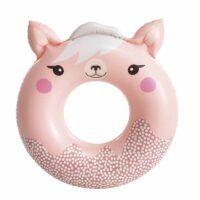laste ujumisrõngas roosa kass