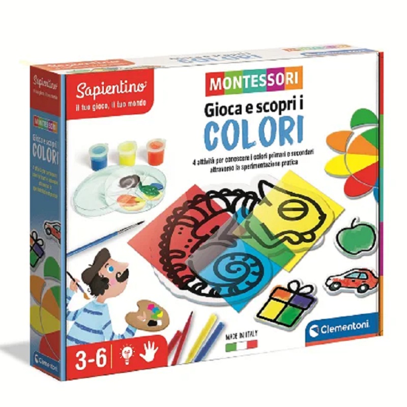 Montessori värviõpetuse mäng