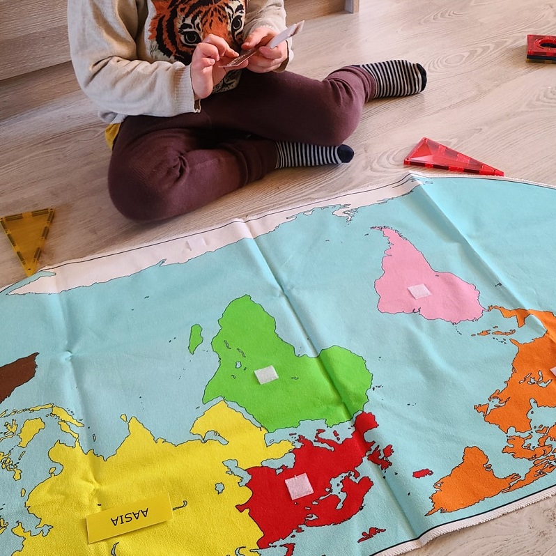 Montessori maailmakaart