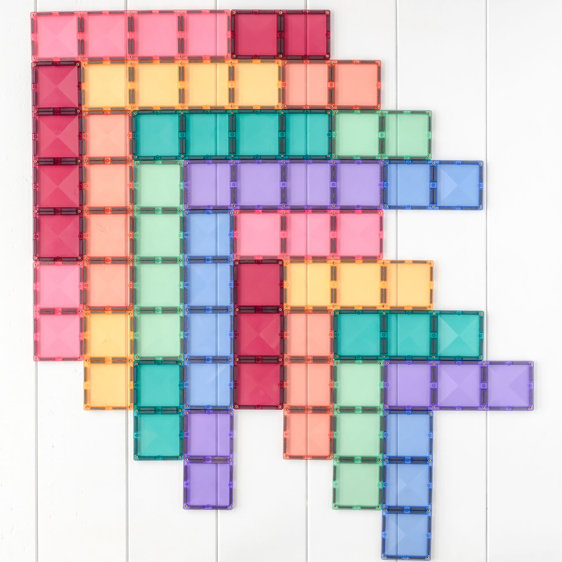 Connetix Magnet tiles pastel pieces mangetklotsid