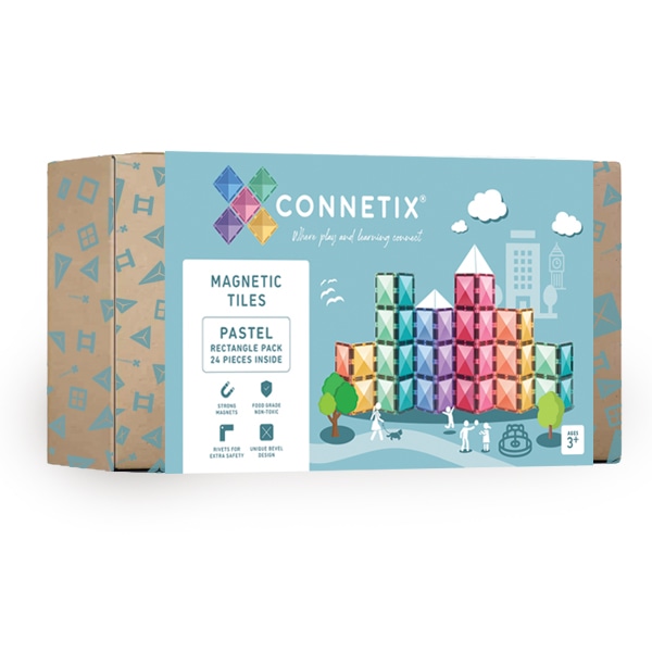 Connetix Magnet tiles pastel pieces mangetklotsid