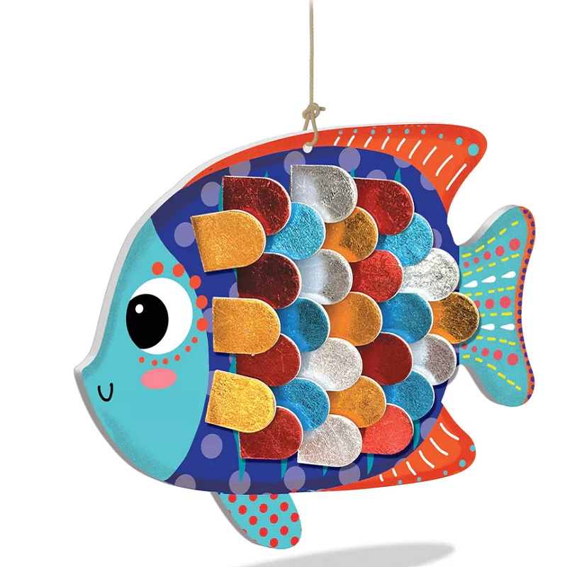 3D kalade veealune maailm meisterdamiskomplekt kunstikomplekt käsitöö kingitus lapsele sädelus sädelev kleepsud metalsed kleepsud