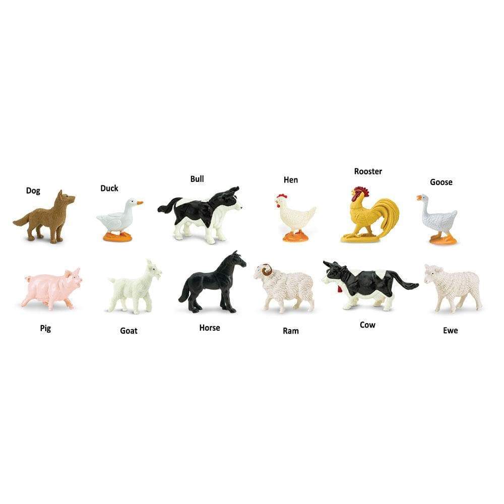 taluloomade realistlikud loomafiguuride komplekt taluloomad koduloomad loomalapsed loomafiguurid