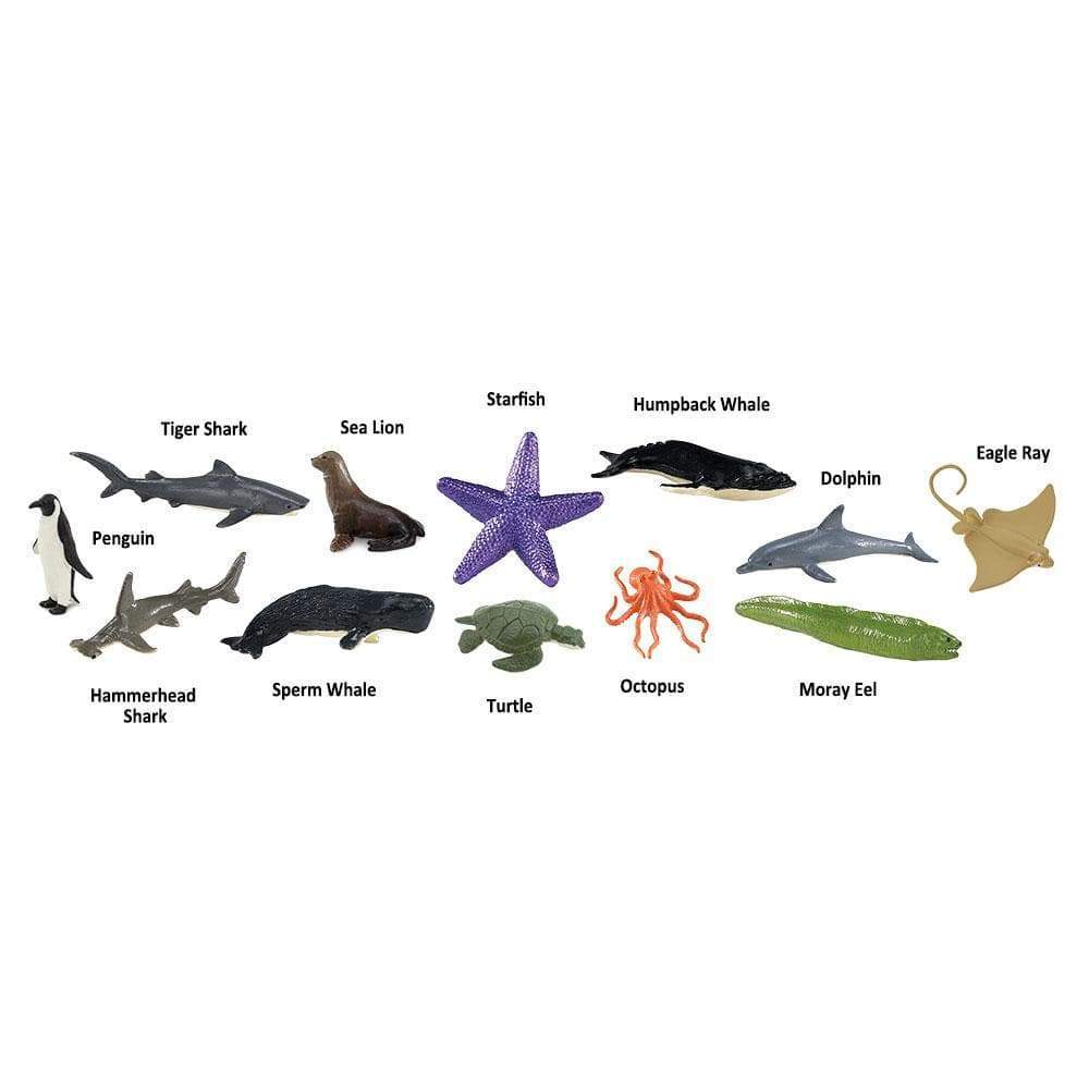 veeloomad ookeanis elavad loomad kalad delfiin hai kaheksajalg minifiguuride realistlikud loomafiguurid komplekt