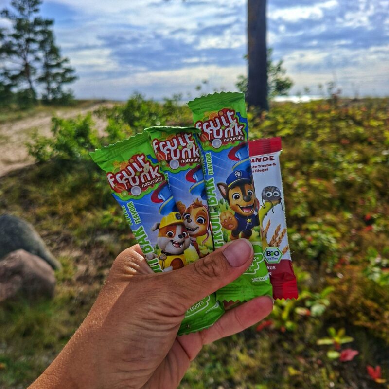 Naturaalsed ja ilma lisatud suhkruta õuna puuviljabatoonid "Käpapatrull" - 4 tk