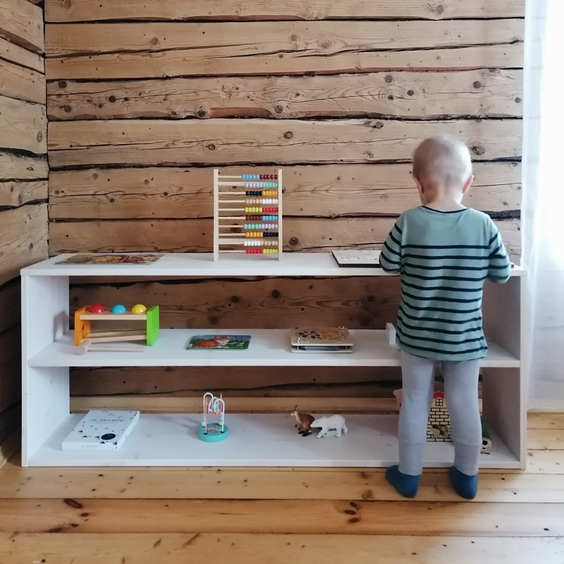 Montessori mööbel käsitöömööbel puidust mööbel lapse tuppa lasteaeda