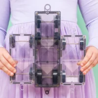 Magnetklotsid Connetix - 50tk suur pastelne autokomplekt